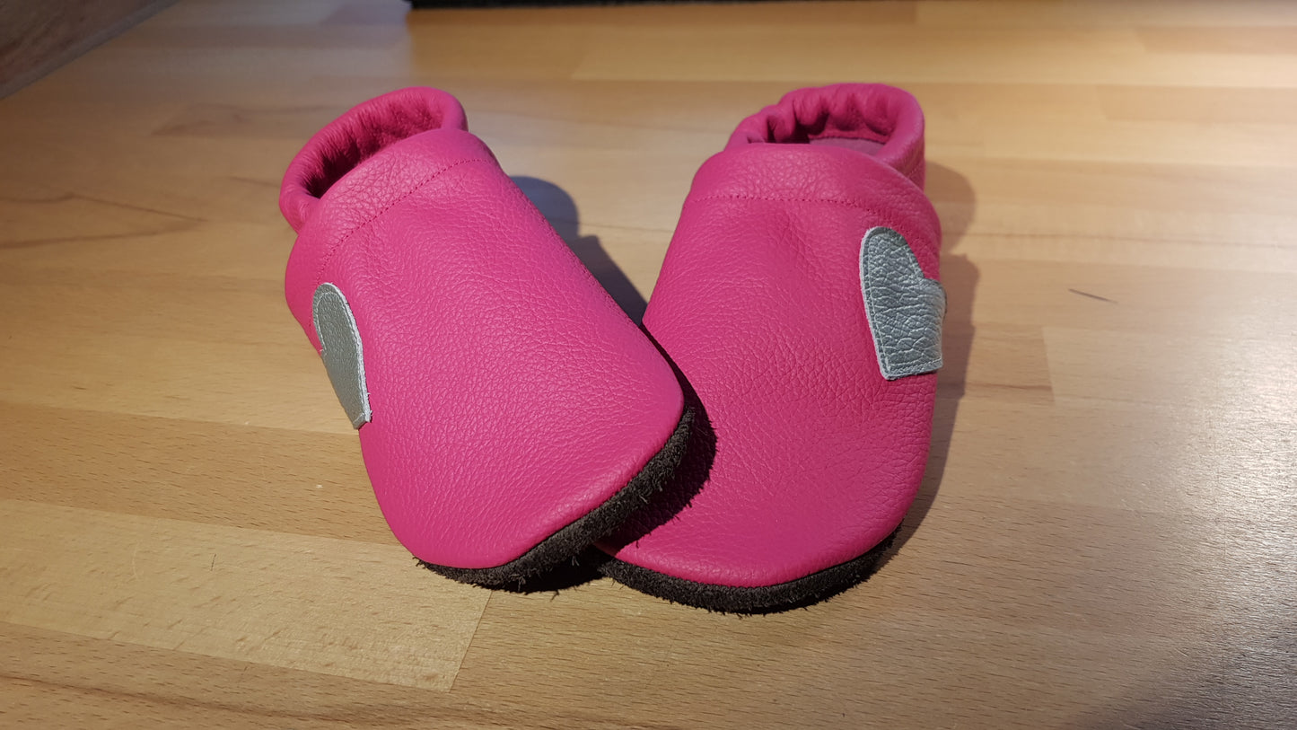 Herzchen pink-silber