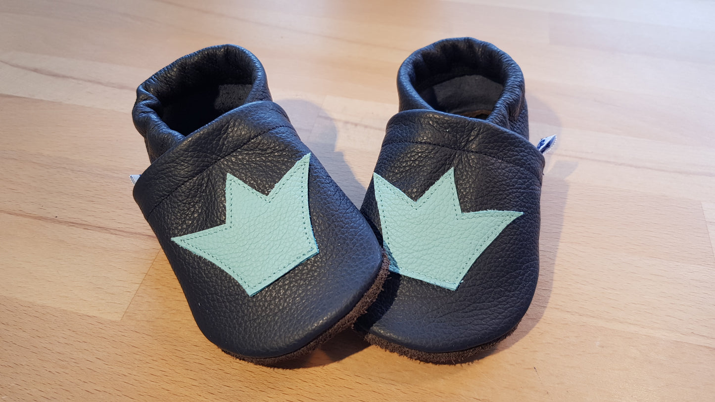 Krone dunkelblau-hellblau