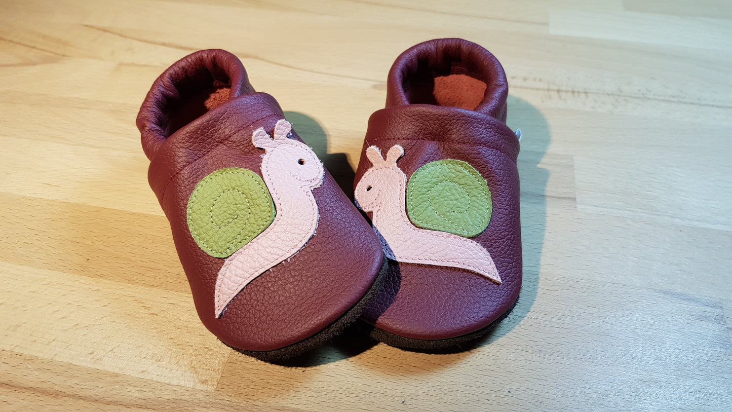 Lederpuschen Schnecke