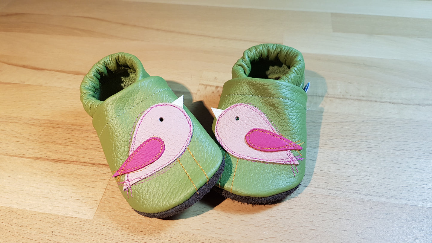 Lederpuschen Vögelchen
