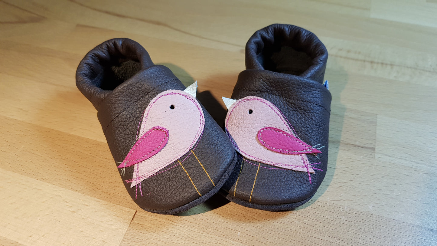 Lederpuschen Vögelchen