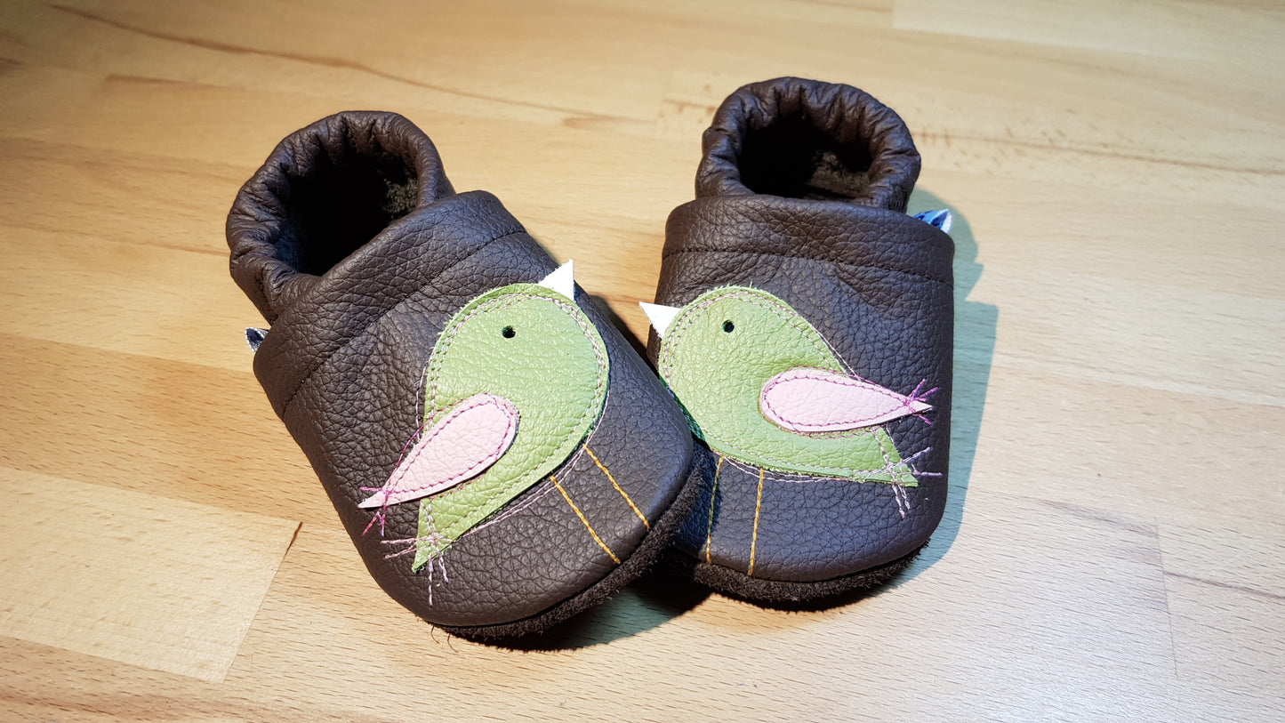 Lederpuschen Vögelchen